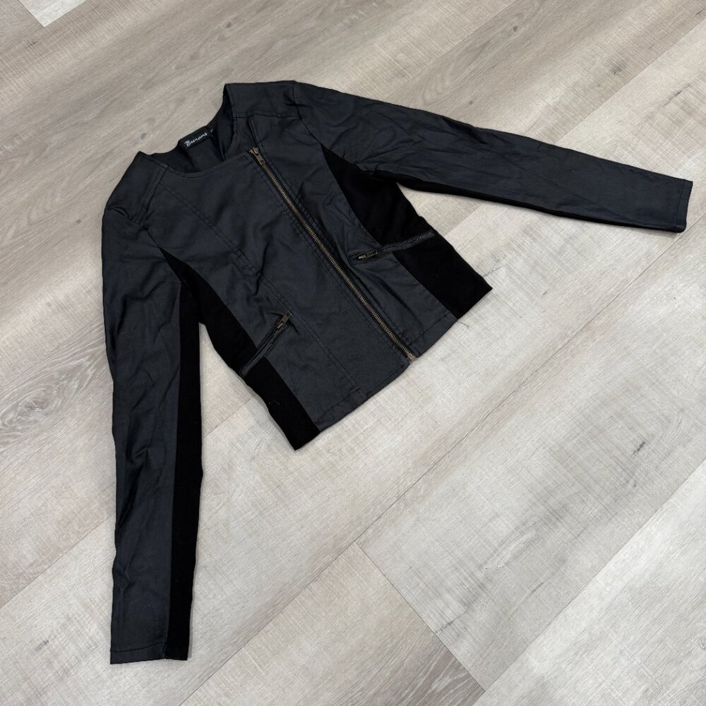 Panelled Moto Jacket - Picture 2 of 6